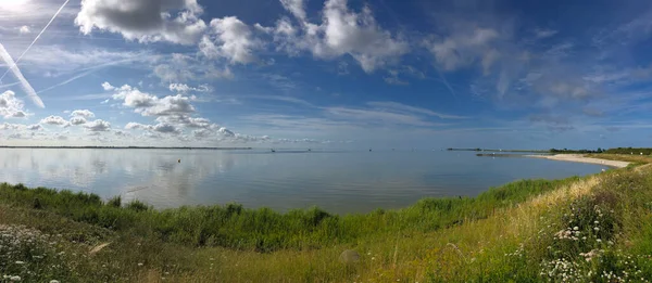 Panorama Ijsselmeer Friesland Netherlands — Stock Photo, Image
