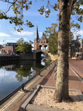 Sneek, Friesland 'daki su birikintisi Hollanda