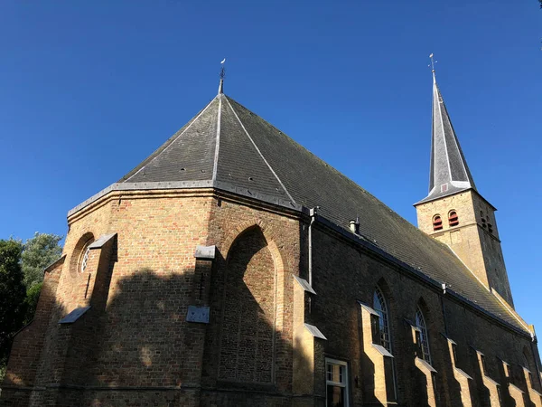 Kościół Nijland Friesland Holandia — Zdjęcie stockowe