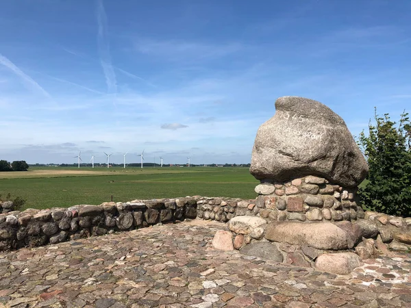Памятник Битве Фрисландии Нидерланды — стоковое фото