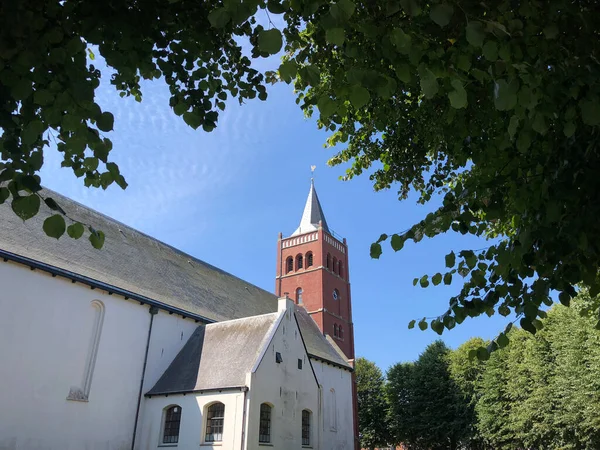 Kerk Sexbierum Friesland Nederland — Stockfoto