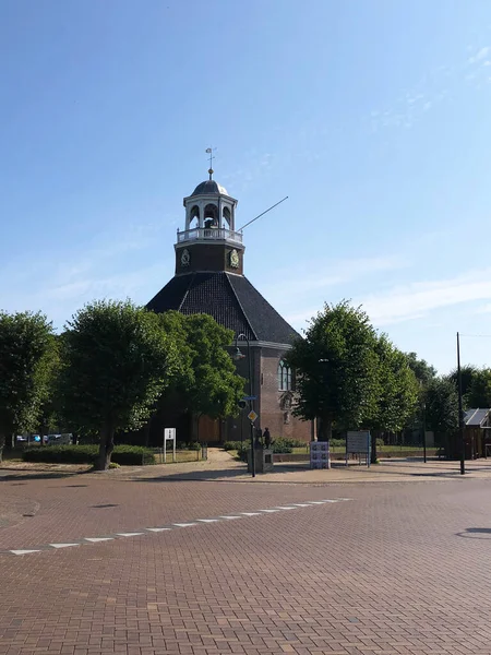 Igreja Sint Annaparochie Friesland Países Baixos — Fotografia de Stock