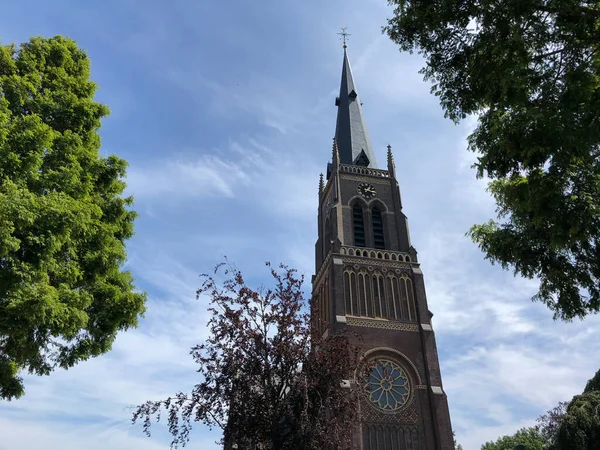 프리슬란트 Friesland Sint Nicolaaskerk Church Sint Nicolaasga Friesland — 스톡 사진