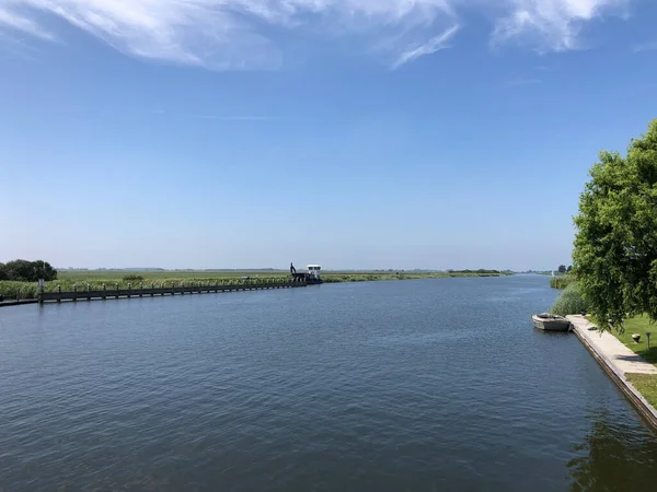 Canal Forest Friesland Hollandia — Stock Fotó