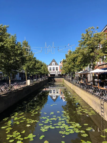 Canal Sneek Frisia Países Bajos —  Fotos de Stock