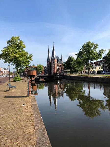Waterpoort Sneek Friesland Holandia — Zdjęcie stockowe
