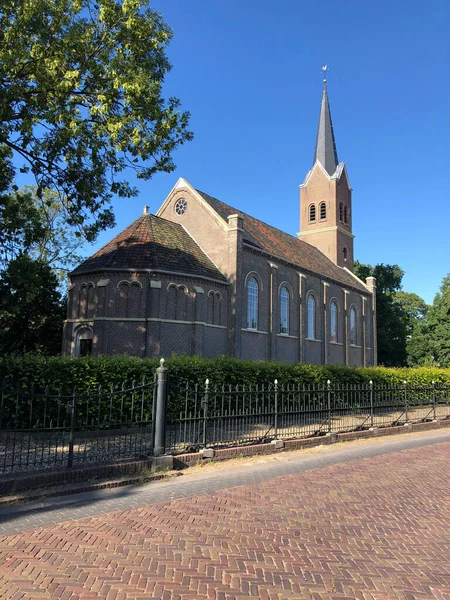 Chiesa Ysbrechtum Frisia Paesi Bassi — Foto Stock
