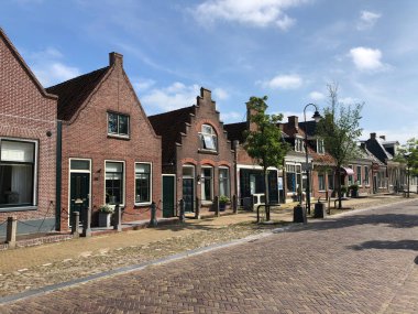 Workum, Friesland, Hollanda 'da mimarlık