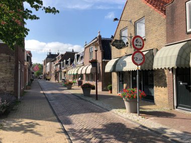 Workum, Friesland, Hollanda 'da mimarlık