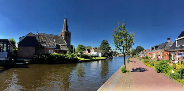 Панорама Села Вортен Фрісленд Нідерланди — стокове фото