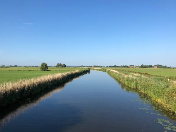 Canal Zwette Friesland Hollandia — Stock Fotó