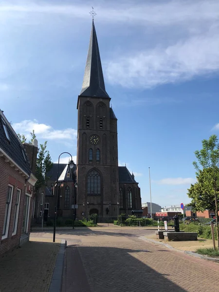 Sint Werenfriduskerk Kościół Workum Fryzja Holandia — Zdjęcie stockowe