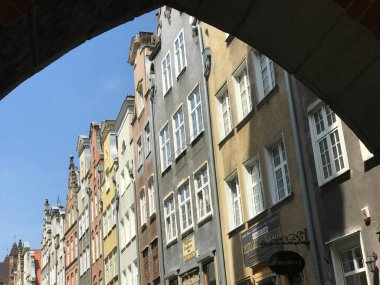 Gdansk Polonya 'daki evler