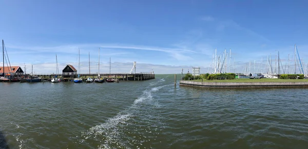 Panorama Desde Puerto Hindeloopen Frisia Países Bajos — Foto de Stock