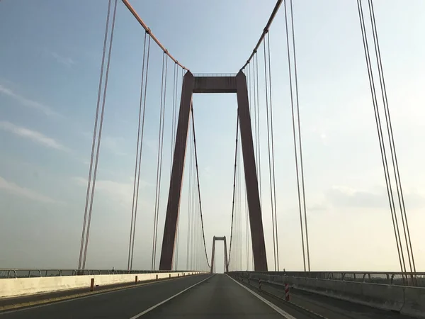 Rhine bridge in Emmerich Germany