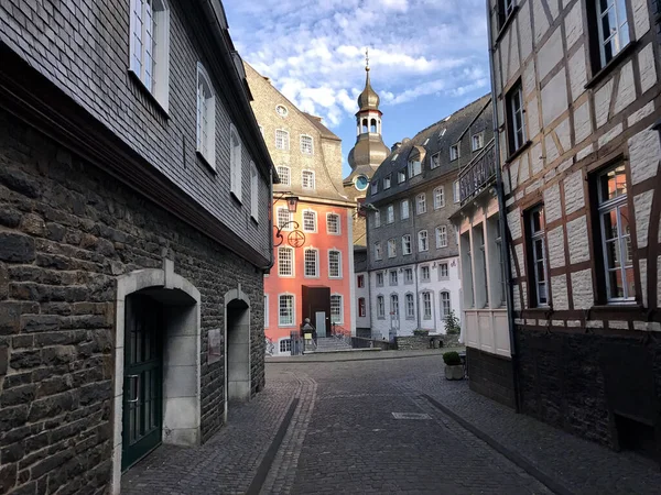 Las Calles Monschau Alemania — Foto de Stock