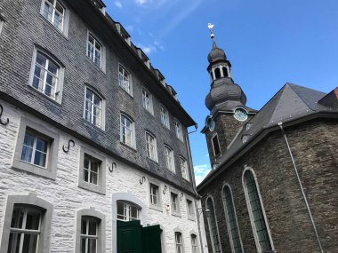 Evangelische Stadtkirche, Almanya Monschau 'da 