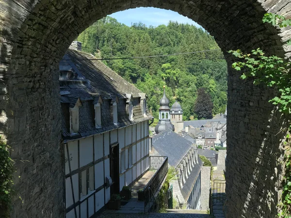 Poort Trap Richting Monschau Duitsland — Stockfoto