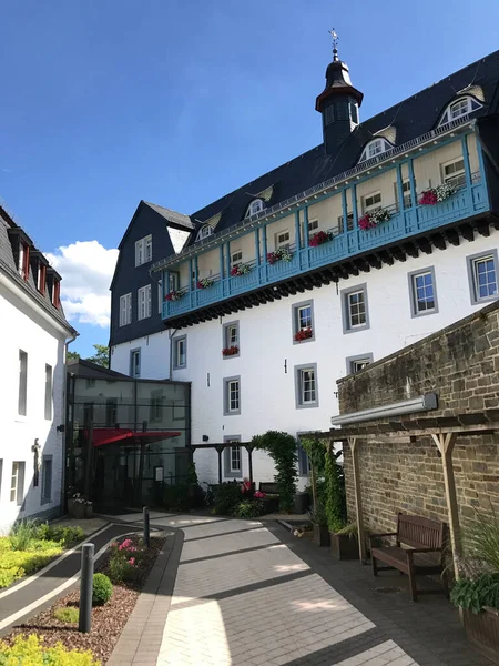 Architektura Monschau Niemcy — Zdjęcie stockowe