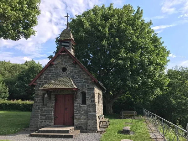 Little Church Hill Monschau Germany — Stock Photo, Image