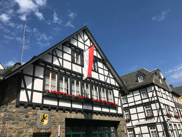 Timberframe Houses Monschau Germany — Stock Photo, Image