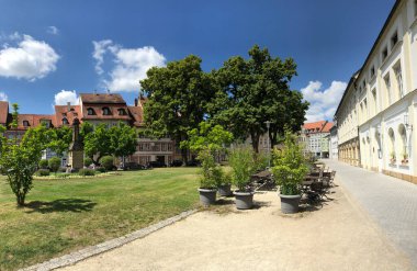 Thet Schillerplatz Bamberg Almanya 'sında