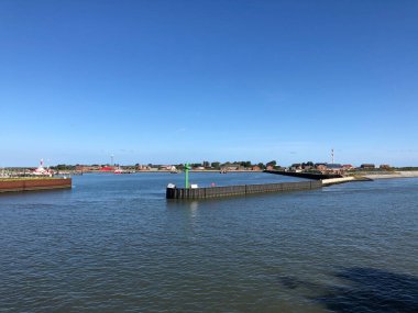 Almanya 'da Borkum adasında liman