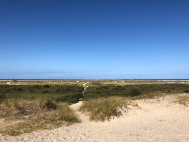 Almanya 'da Borkum adasında plaj