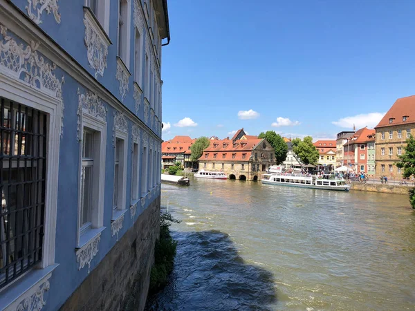 Linker Regnitzarm River Bamberg Germany — Stock Photo, Image