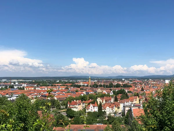 Вид Город Клостера Михельсберга Бамберге Германия — стоковое фото