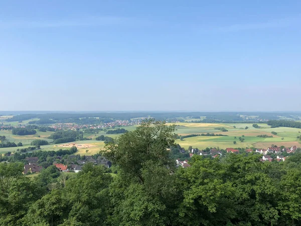 Scenisk Utsikt Från Slottet Altenburg Bamberg Tyskland — Stockfoto