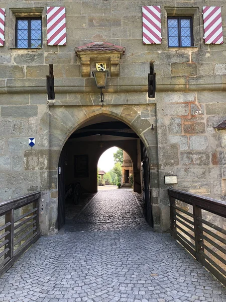 Eingang Der Altenburg Bamberg — Stockfoto