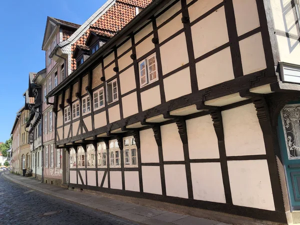 Casas Madera Casco Antiguo Braunschweig Alemania — Foto de Stock