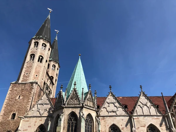 Kościół Marcina Braunschweig Niemcy — Zdjęcie stockowe
