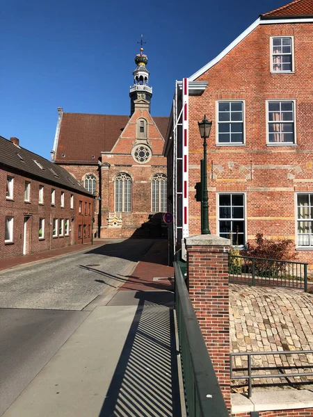 Kościół Ewangelicko Reformowany Emden Niemcy — Zdjęcie stockowe