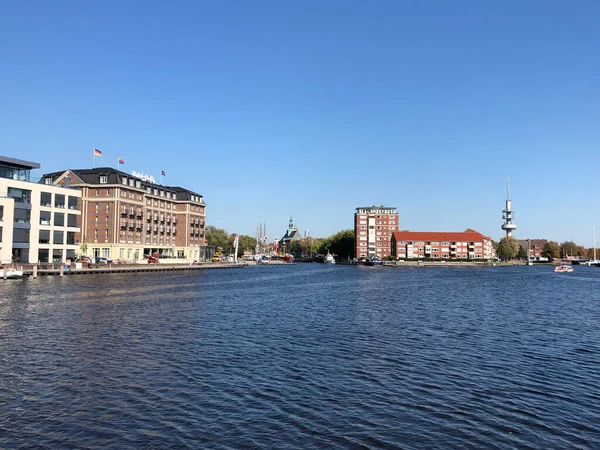 Oude Binnenhaven Emden Duitsland — Stockfoto