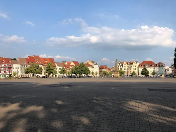 Domplatz Erfurt Alemania —  Fotos de Stock