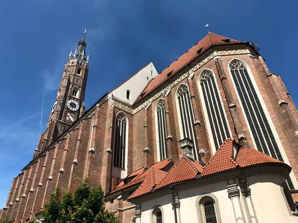 Kościół Marcina Landshut Niemcy — Zdjęcie stockowe