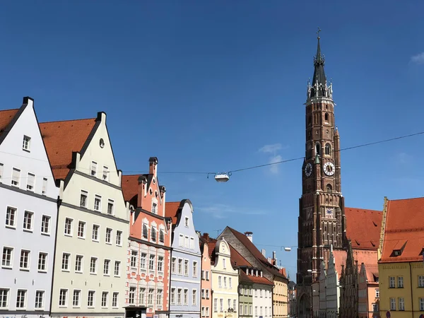 Kostel Martina Landshut Německo — Stock fotografie