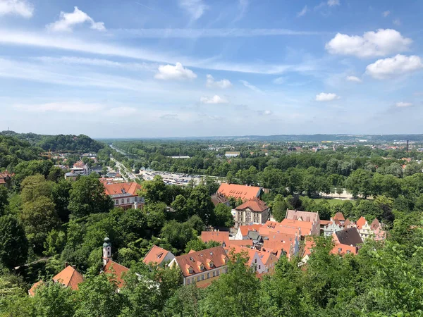 Vista Panorámica Ciudad Desde Castillo Trausnitz Landshut Alemania —  Fotos de Stock