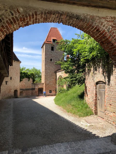 Tor Schloss Trausnitz Landshut — Stockfoto