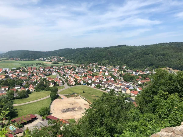 Scenisk Utsikt Från Donaustauf Slott Tyskland — Stockfoto