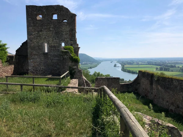 Scenic View Donaustauf Castle Germany — Stock Photo, Image