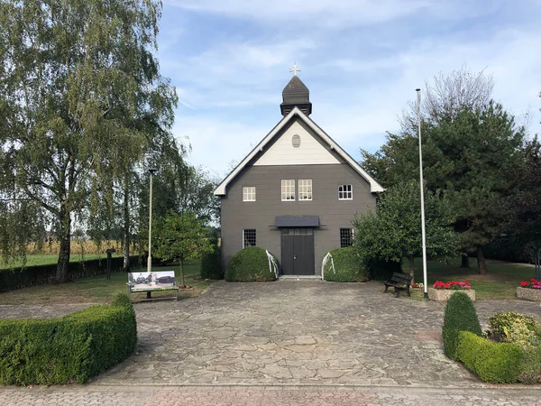 Pequena Igreja Hemden Alemanha — Fotografia de Stock