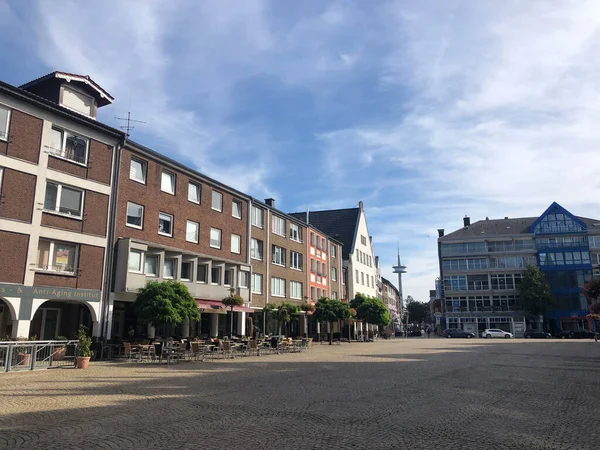 Grande Praça Mercado Wesel Alemanha — Fotografia de Stock