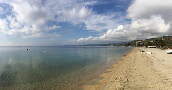 Panorama Vanaf Het Strand Xiropotamo Griekenland — Stockfoto