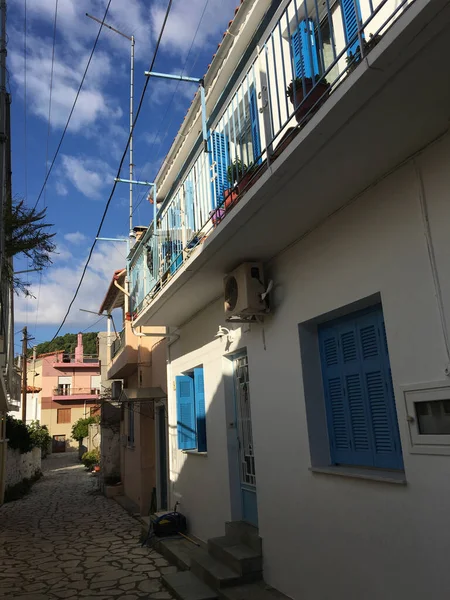 リミニ ギリシャにストリート — ストック写真