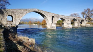 Arta Yunanistan 'daki Gefira köprüsü