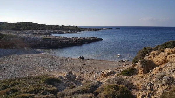 Strand Aan Kust Rond Kato Korogona Griekenland — Stockfoto