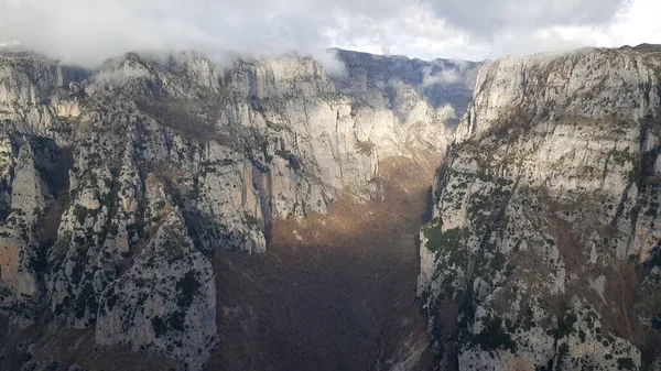 Vikos Gorge Pindus Bergen Norra Grekland — Stockfoto